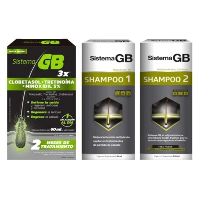 Sistema GB Hair Support Set, Spray + Dual Shampoo Routine for Thicker Hair - Image 1 of 4