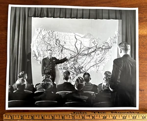 O. Winston Link Orig. Foto vintage, 1946 mappa militare stampata due volte - Foto 1 di 2