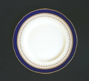 Beautiful Royal Worcester Regency Blue Dinner Plate - Picture 1 of 2
