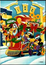 MICKIE MOUSE, MINNIE, GOOFY AND PLUTO VINTAGE COLLECTIBLE CHRISTMAS CARD.