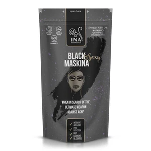 InaEssentials-Face Mask - Black Maskina - intensive care for Acne and Blackheads - Picture 1 of 4