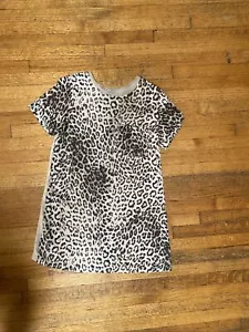 Zara Women’s Dress Short Sleeve Knit With Pockets Animal Print Size 6 - Picture 1 of 4