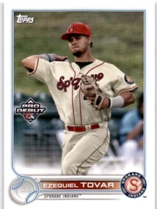 EZEQUIEL TOVAR 2022 Topps Pro Debut #PD-64 Spokane Indians - Picture 1 of 2