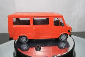 CONRAD 1/50 SCALE #1602 MERCEDES BENZ DELIVERY VAN IN ORANGE 3 3/4" LONG READ! - Picture 1 of 11