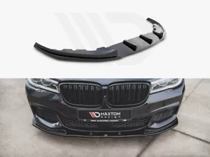 Front Diffuser Diffusor V2 Maxton Design Gloss Black For Bmw 7 M-Pack G11 - Picture 1 of 4