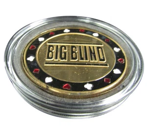Cubierta protectora de tarjetas de póquer de casino ciega grande - Imagen 1 de 1
