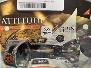 APEX GEAR ATTITUDE 5 pin LH/RH Micro Adjustable Pro Brite Compact Design Sight - Picture 1 of 1