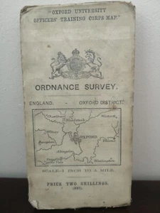 Antique Ordnance Survey Map, Oxford, Officers Training Corps Map, 1911 - Picture 1 of 5