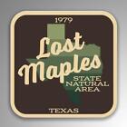 Lost Maples State Natural Area Decal Sticker | 4-Inches By 4-Inches | Vinyl