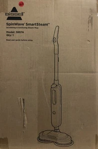 Bissell SpinWave SmartSteam Scrubbing Steam Mop w/ Rotating Mop Pads 3897A - Picture 1 of 1
