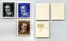 Estonia 1938 SC 139 II 142 mint or used. rtc4226