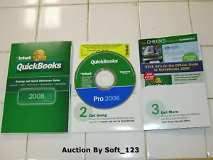 INTUIT QUICKBOOKS PRO 2008 FOR WINDOWS FULL RETAIL US VERSION =LIFETIME LICENSE= - Picture 1 of 2