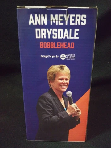 Ann Meyers Drysdale Phoenix Mercury Coach Bobble Head Doll NIB RARE Cover