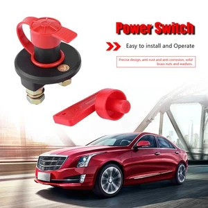 Hot 12V/24V Car Universal Battery Disconnect Power Isolator Knob Master - Picture 1 of 12