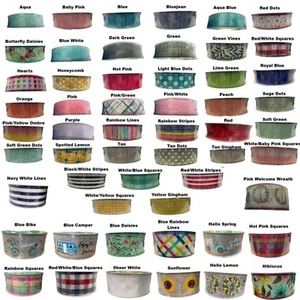 Member's Mark Premium Wired Edge Ribbon, Easy Shaping, 50 Yard Roll - Picture 1 of 10