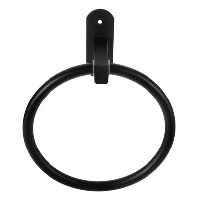  Portasciugamani da parete per bagno: portasciugamani ad anello in alluminio - Immagine 1 di 4