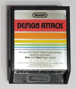 Cartucho de juego DEMON ATTACK Atari 2600 probado - Imagen 1 de 2