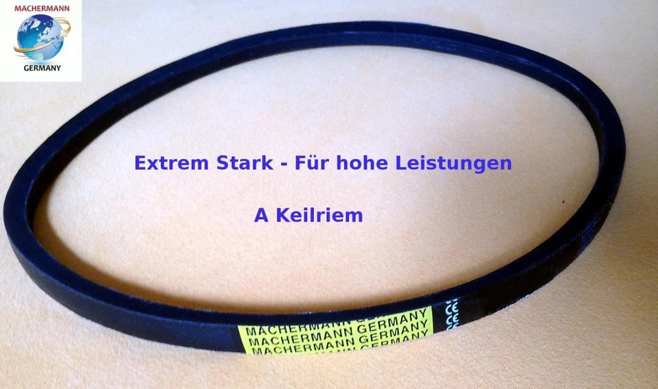 MACHERMANN Nr.43, Keilriemen 13 x 965 Li, 13 x 995 Lw, A 38 G