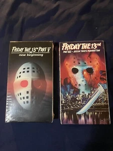 Friday the 13th - Part 5: A New Beginning And Jason Takes Manhattan BRAND NEW - Picture 1 of 8