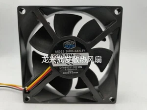 1 PCS COOLER MASTER Fan A8025-26RB-3AN-F1 DC12V 8CM 8025 3 wire cooling fan - Picture 1 of 2