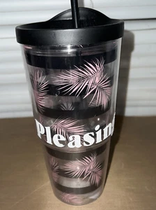 20,9 Unzen Becher mit Strohhalm ((Angenehmes Logo)) - Bild 1 von 4