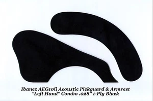 Ibanez AEG10ii Golpeador y Reposabrazos MANO IZQUIERDA Negro Guitarra Acústica Proyecto NUEVO - Imagen 1 de 4