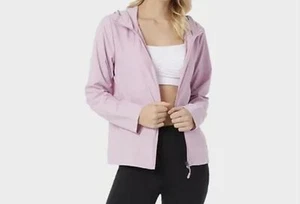 32 Degrees Purple Jacket Packable Travel Hooded Windbreaker Water Repel Sz M NEW - Picture 1 of 21