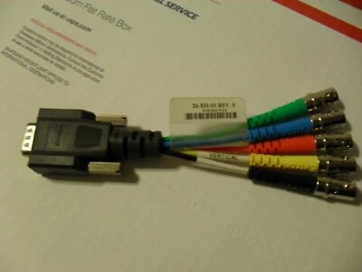 Extron 26-531-01 SYM BNCF/0.5 15-pin HD Male to BNC Female Mini High Resolution - Image 1 of 3