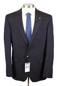 Ted Baker Sport Coat 43 L fits 44 Mens Dark Purple Check Wool Regular Fit Blazer - Picture 1 of 10