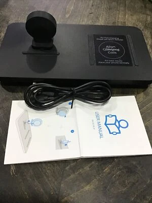 Almohadilla de carga inalámbrica doble Seneo SNPA150AB-USAA1 iWatch/iPhone - negra Foto 1 de 4