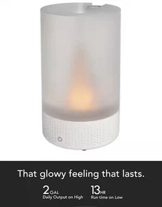Sharper Image VOTIV 7 Ultrasonic Humidifier with Flameless Candlelight - Picture 1 of 6