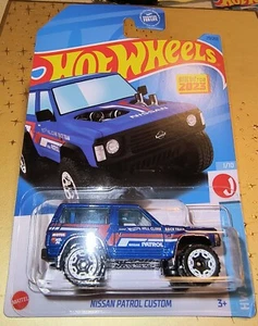 2023 Hot Wheels Nissan Patrol Custom new model BLUE 1/10 NEW - Picture 1 of 9