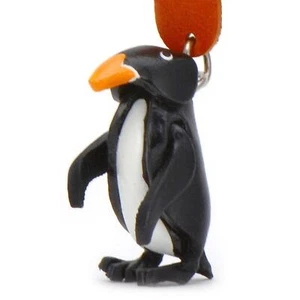 Llavero Cuero Pingüino Animal Figura - Colgante Mujeres Niños Niñas - Imagen 1 de 7