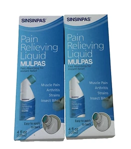 (2) Sinsinpas Relief Pain Relieving Liquid Roll-On Muscle Arthritis BB 03/2026 - Picture 1 of 4