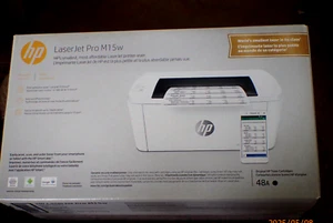 HP LASER JET PRO M15w PRINTER - NEW SEALED IN BOX WORKS WITH ALEXA - Photo 1/10