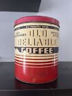 vintage Old Reliable coffee canister
