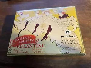 Vintage Piatnik Toulouse-Lautrec Moulin Rouge Card  Card Decks - Picture 1 of 3