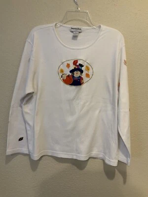 Suéter Hampshire Studio Mujer Grande Blanco Pullover Manga Larga Clásico Foto 1 de 4