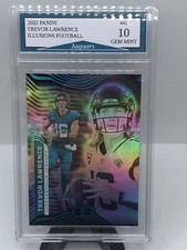 Trevor Lawrence 2022 Panini Illusions Jacksonville Jaguars Card Graded Mint 10!