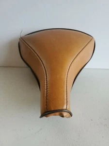 Vintage Persons Bicycle Cruiser Saddle Seat Made in USA Brown tan - Picture 1 of 9