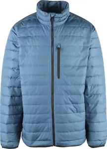 Volcom Puff Puff Give Jacket Mens Hydro Blue Snowboard Down Jacket Size Small - Picture 1 of 2