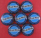 LOT OF 50 BLUE MOON BREWING ALE BEER BOTTLE CAPS OLD STYLE CRAFTS HOBBY CRAB ART