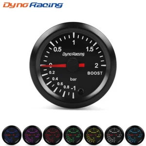 Universal 2'' 52mm Car Pointer 7 Color LED Psi Turbo Boost Gauge Pressure Meter - Picture 1 of 8