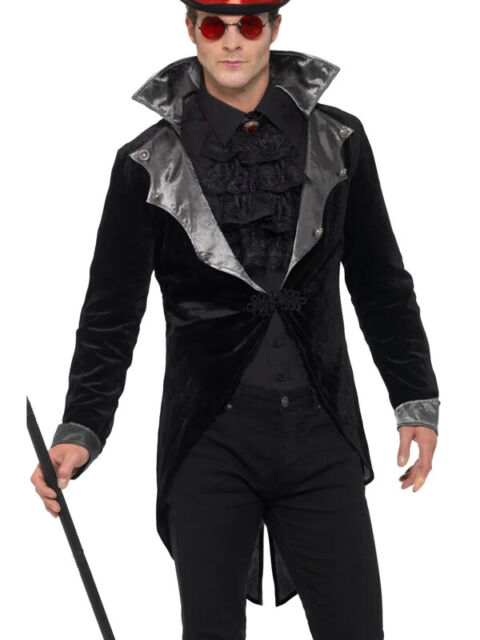 Fantasia masculina de vampiro Lord Plus Size fantasia de vampiro