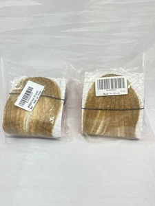 2 New Ash Blonde 100% real hair extension clip In Bangs 7” To 10” - Picture 1 of 10