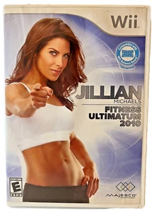Nintendo Wii ""Jillian Michaels Fitness 2010" con manual (Probado y en funcionamiento) - Imagen 1 de 3