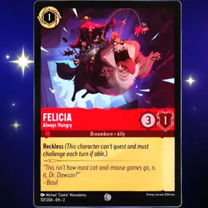 Felicia Siempre Hambrienta - Común - Disney Lorcana Rise of the Floodborn #107/204 - Imagen 1 de 3