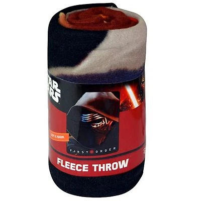 Blanket Fleece 46"x60" Star Wars Kylo Ren First Order The Force Awakens New - Image 1 of 2