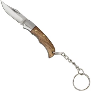 Haller Mini Taschemesser Schlüsselanhänger Zebraholzgriff Hechtklinge - Bild 1 von 1