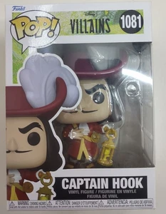 Funko Pop! Vinilo Capitán Garfio Blacklight #1081 de Disney Villains - Imagen 1 de 6
